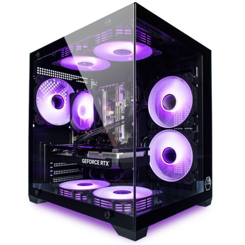 Venom Black Gaming PC 3050/ 4060 bis 2TB/ 128GB RAM Luftkühlung Wifi Gaming-PC
