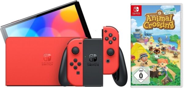 NINTENDO SWITCH Konsole OLED Super Mario Edition Rot - Bild 3