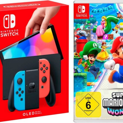 NINTENDO SWITCH OLED + Super Mario Bros. Wonder