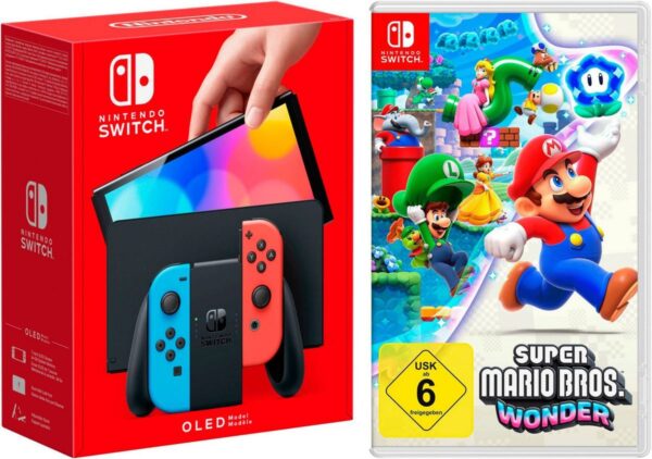 NINTENDO SWITCH OLED + Super Mario Bros. Wonder