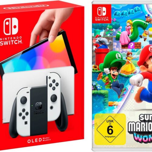 NINTENDO SWITCH OLED + Super Mario Bros. Wonder