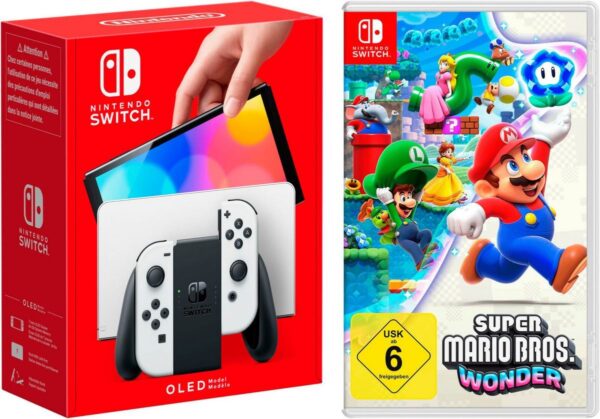 NINTENDO SWITCH OLED + Super Mario Bros. Wonder