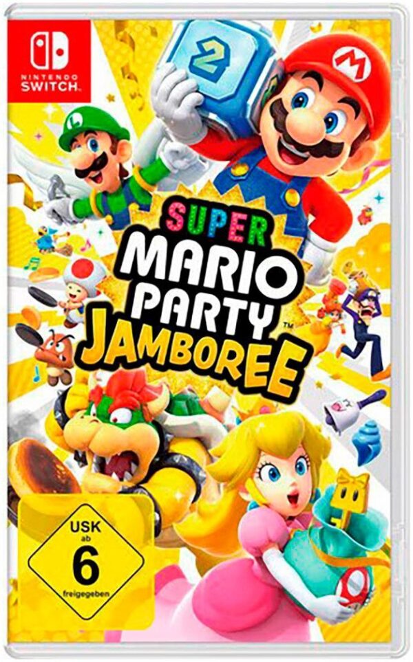 NINTENDO SWITCH OLED weiß + Mario Party Jamboree - Bild 3