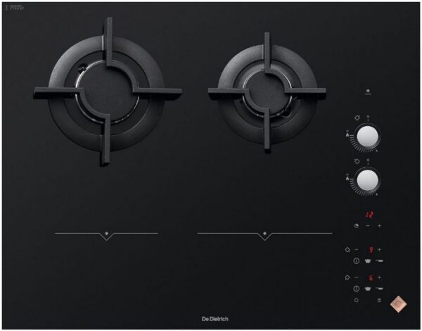 De Dietrich DPI7602BM - deGemischtes Induktions- und Gaskochfeld - 4 Kochplatten - Nische